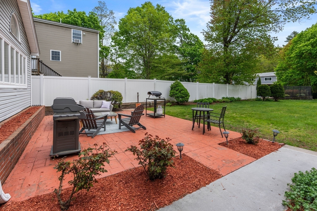 48 Spring Street Wakefield, MA 01880 - Photo 26 of 28 a view of a backyard with sitting area