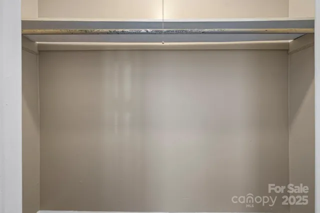 a close view of closet