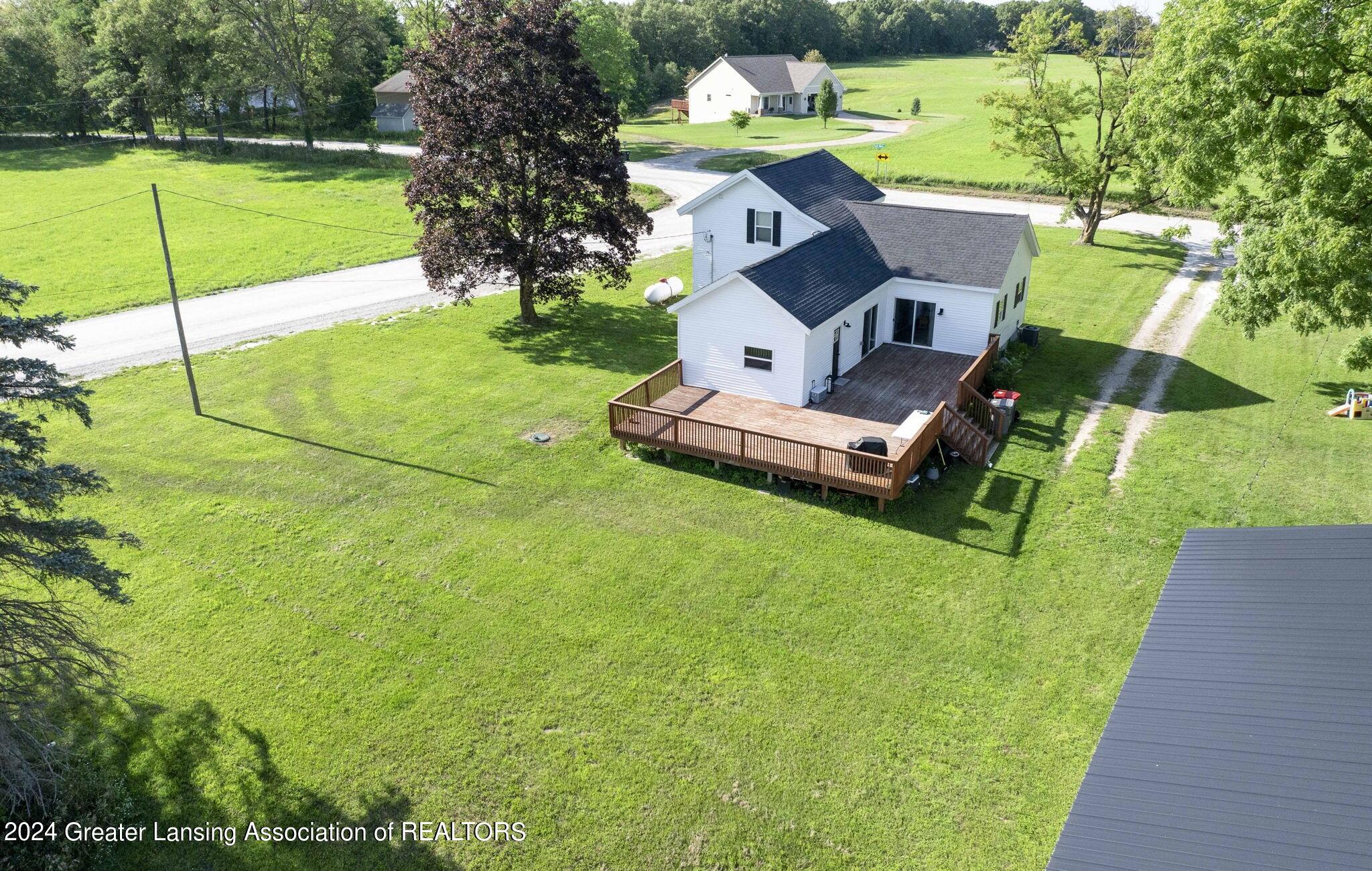 9885 Peck Lake Road Lowell, MI 49331 - Photo 40 of 56 Drone Shot