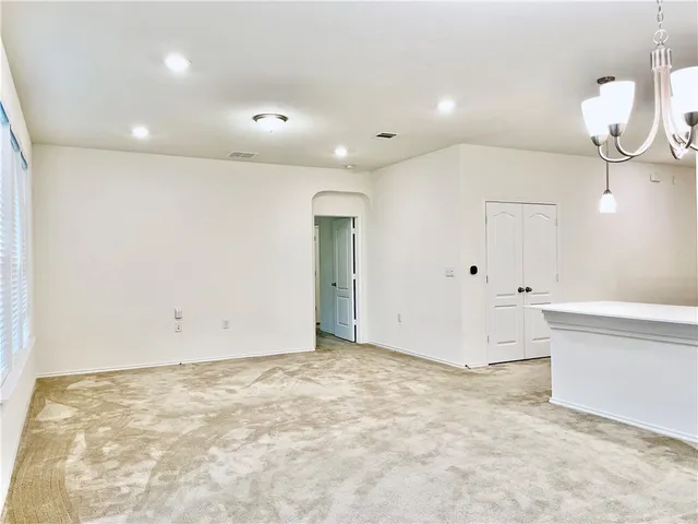 a view of an empty room