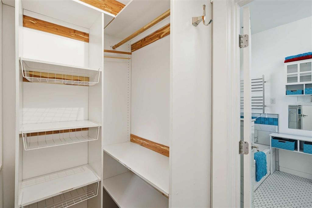 3490 Southeast 193rd Place Yankeetown, FL 34498 - Photo 26 of 71 a view of walk in closet with empty racks