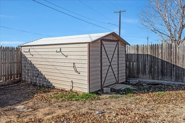 a view of a small house