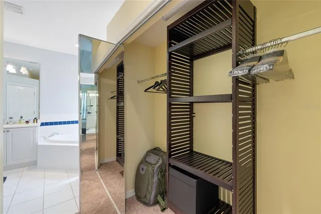 a view of bathroom with a shower