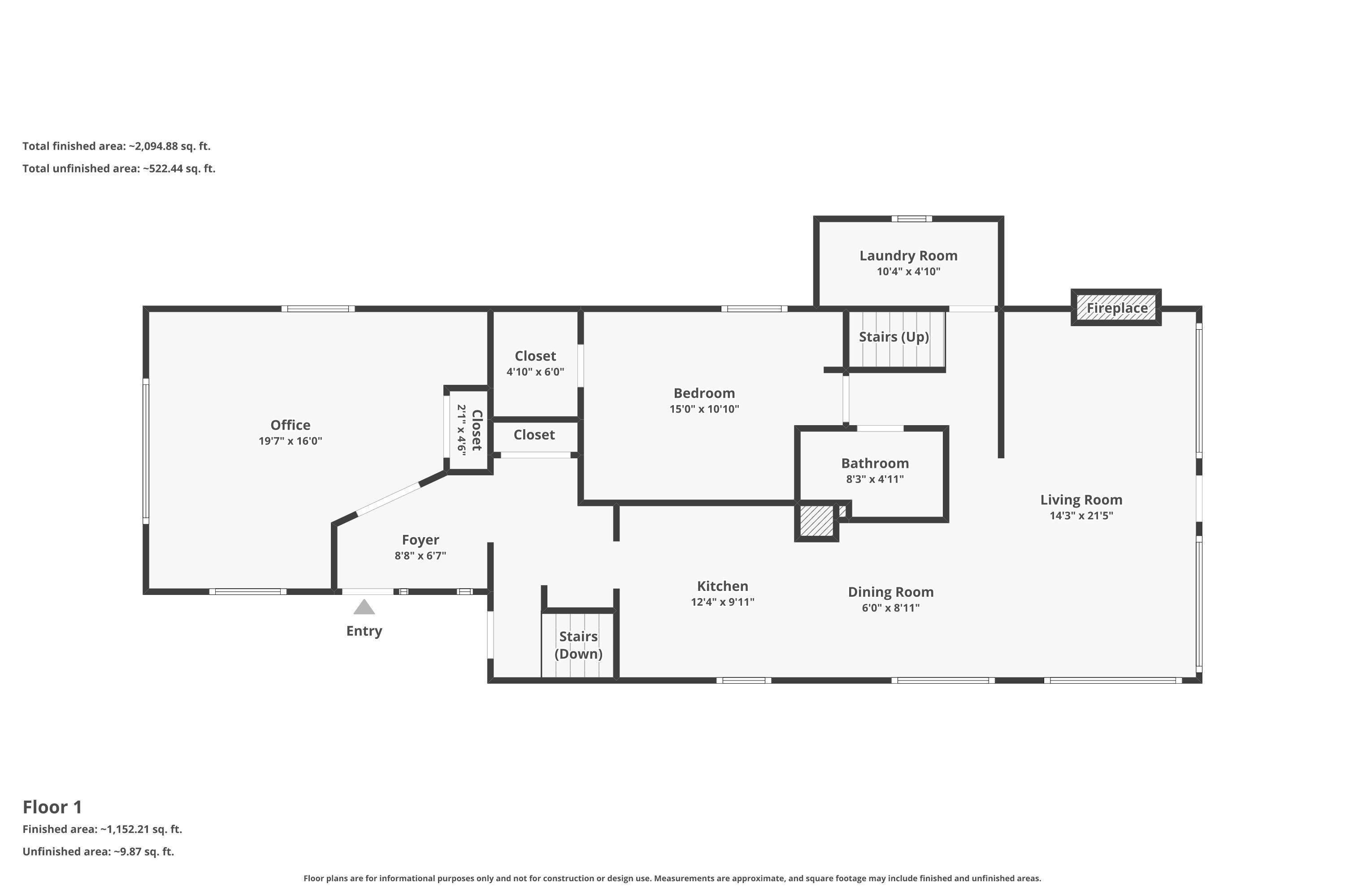 7301 West Wind Lake Road Norway, WI 53185 - Photo 56 of 58 Main Level Floor Plan