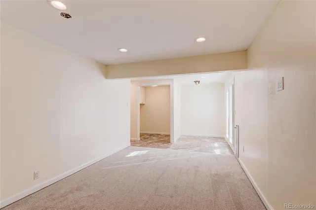 a view of wooden balcony