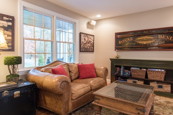 108 Flint Farm Road Middleton, MA 01949 - Photo 8 of 30 a living room with furniture and a fireplace