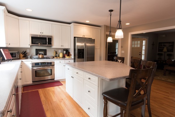 108 Flint Farm Road Middleton, MA 01949 - Photo 10 of 30 a kitchen with a stove a sink and a refrigerator