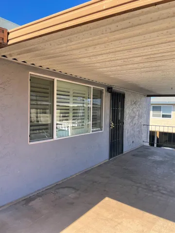 a view of a fireplace