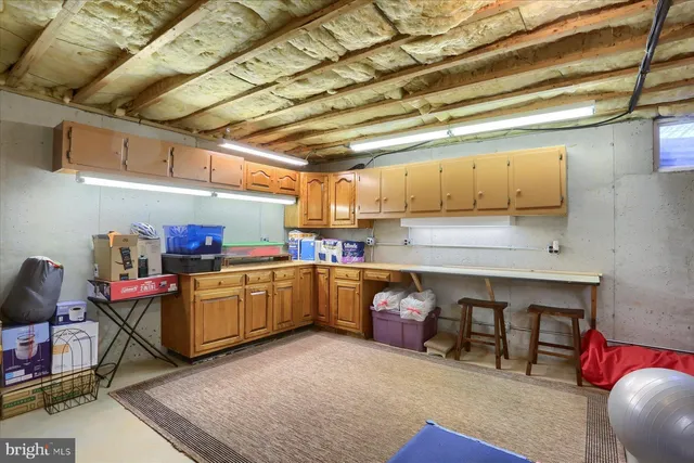 a room with storage and utility