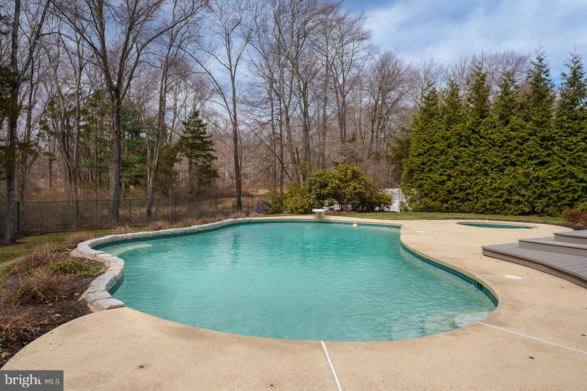 6 Andrews Lane Princeton, NJ 08540 - Photo 25 of 27 a view of a swimming pool with a yard