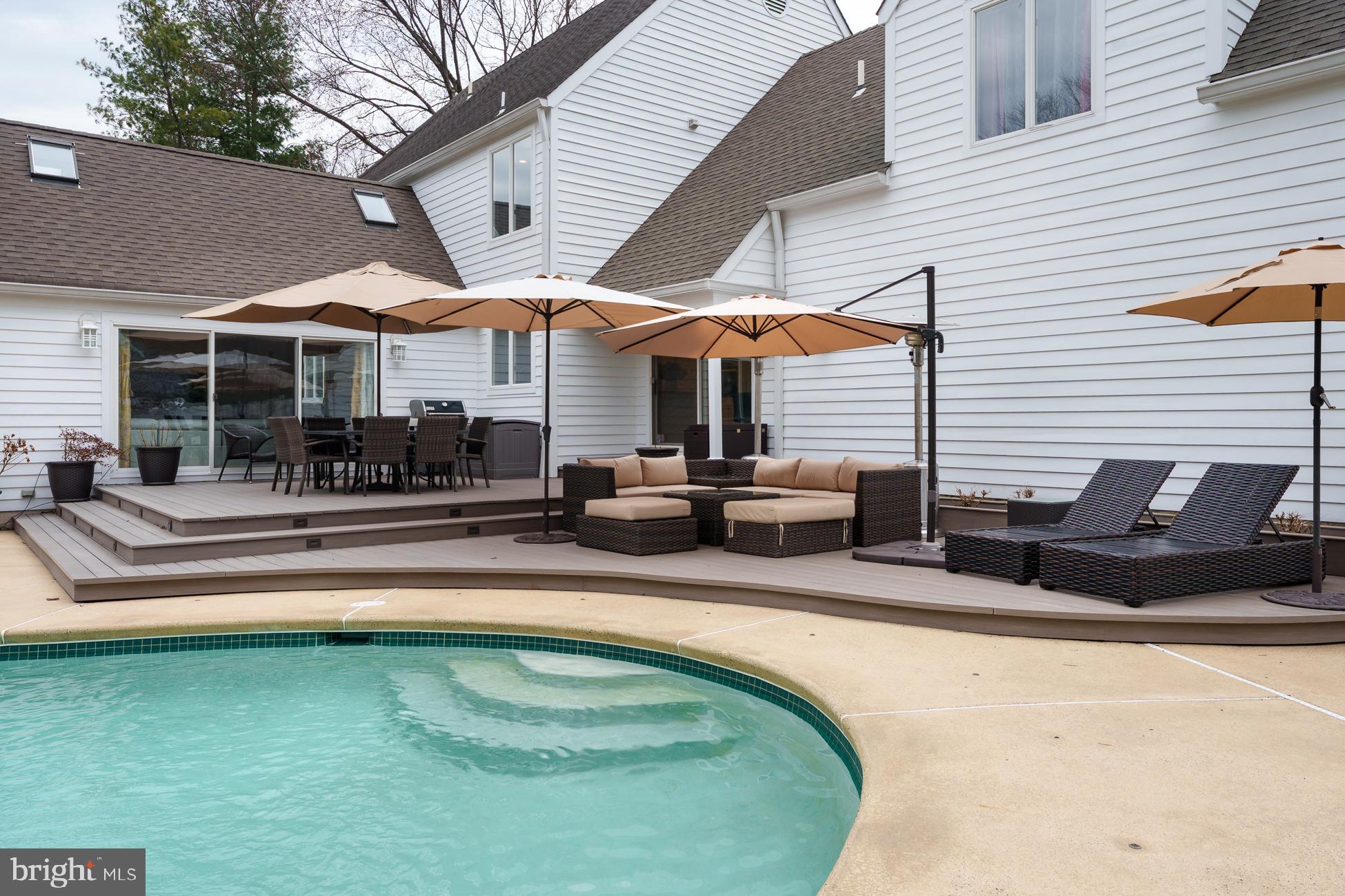 6 Andrews Lane Princeton, NJ 08540 - Photo 26 of 27 a view of a house with pool and chairs