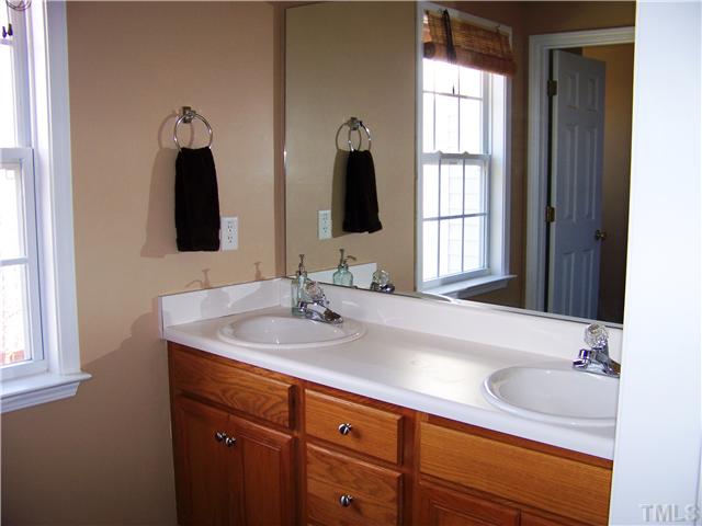 6217 Silver Spring Court Willow Spring, NC 27592 - Photo 8 of 10 Master Bath has Double Sink Vanity. Separate shower and water closet area!