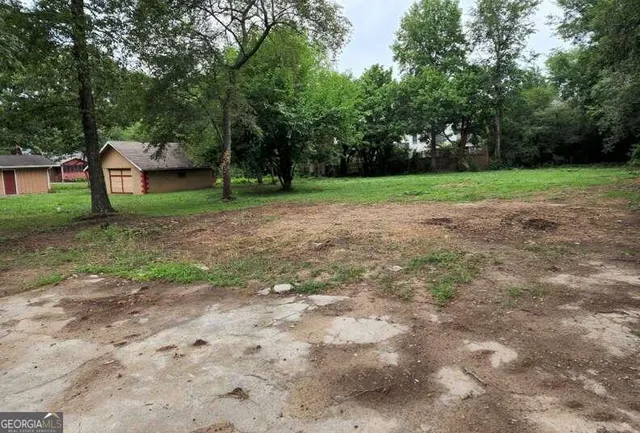 a view of a out door space area