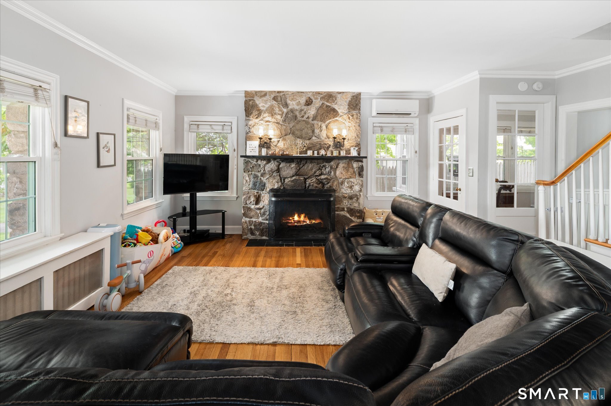 250 High Ridge Road Stamford, CT 06905 - Photo 5 of 22 The fireplace and other details highlight the beautiful 1920's architecture of this home