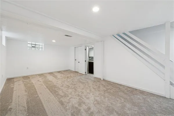 a view of an empty room