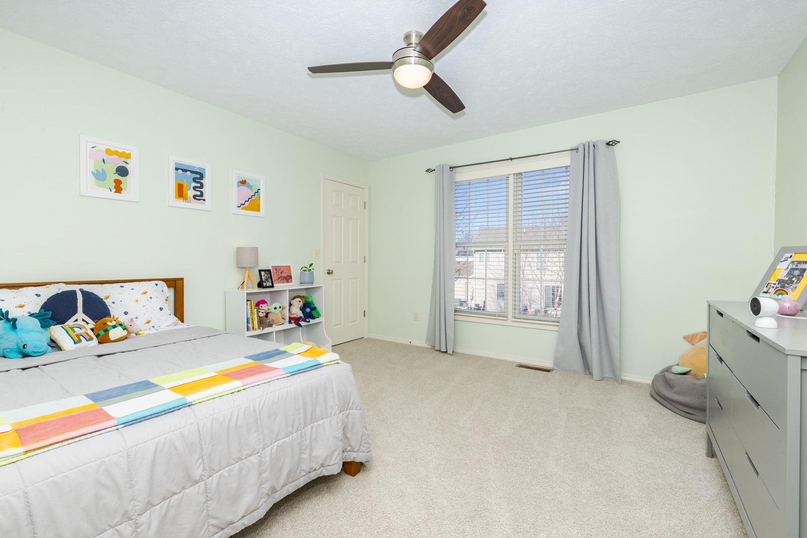 1223 Joy Walk Way Normal, IL 61761 - Photo 27 of 48 a bedroom with bed and glass window