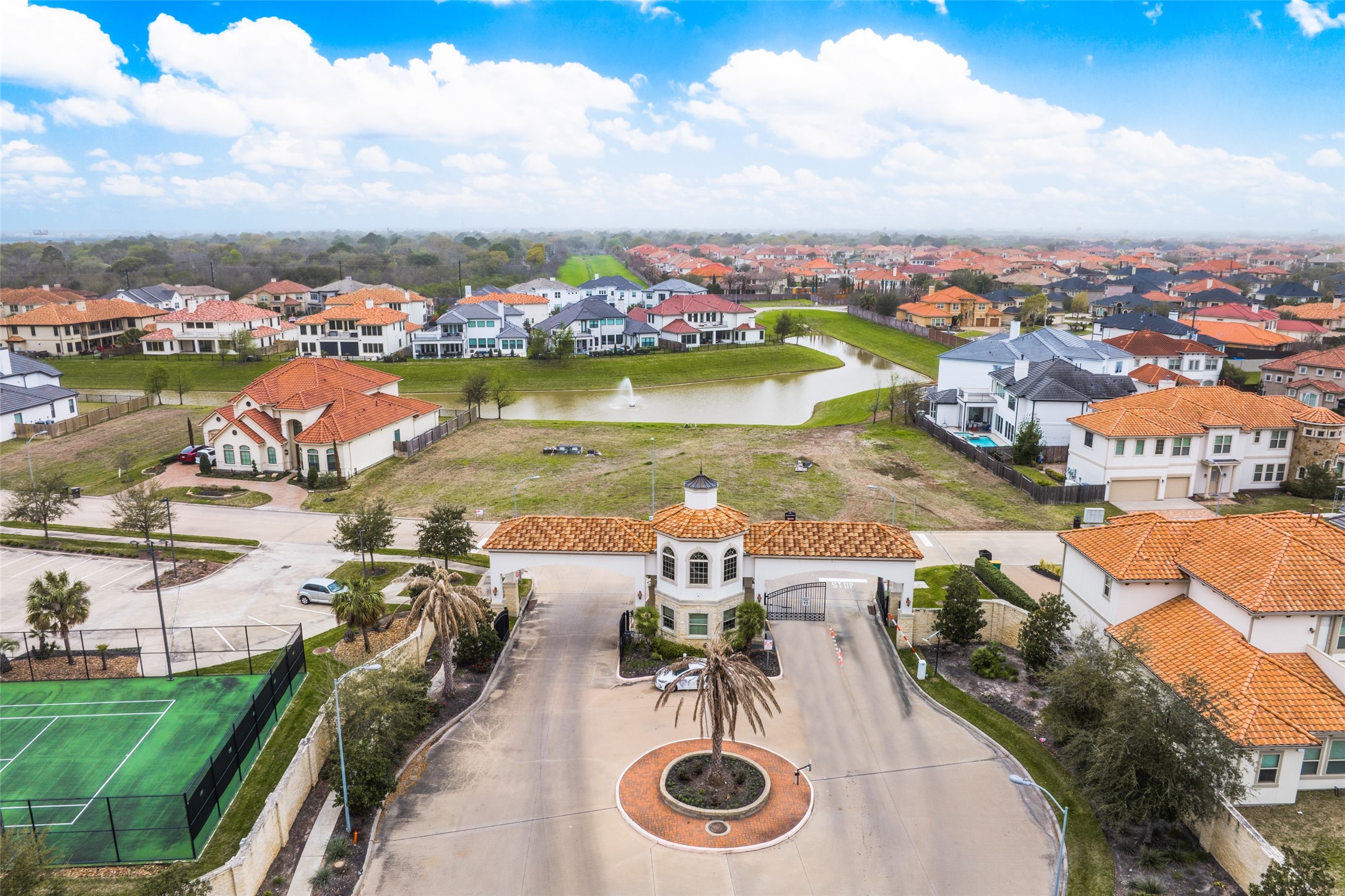 13611 Teal Bluff Lane Houston, TX 77077 - Photo 4 of 46 an aerial view of a house with outdoor space