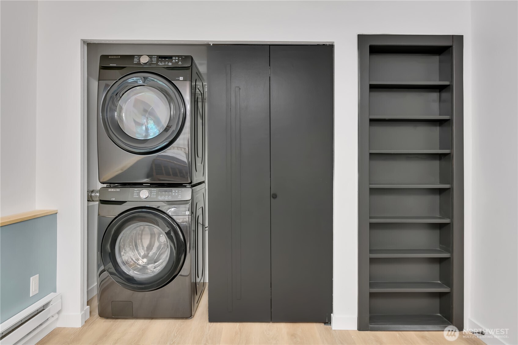 2310 Aberdeen Avenue Northeast Renton, WA 98056 - Photo 27 of 35 a view of a storage & utility room with washer and dryer