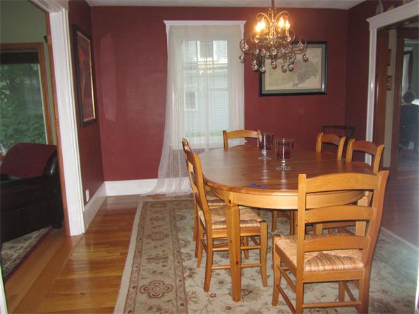 84 Seaver Street Wellesley, MA 02481 - Photo 7 of 13 a view of a dining room with furniture and wooden floor