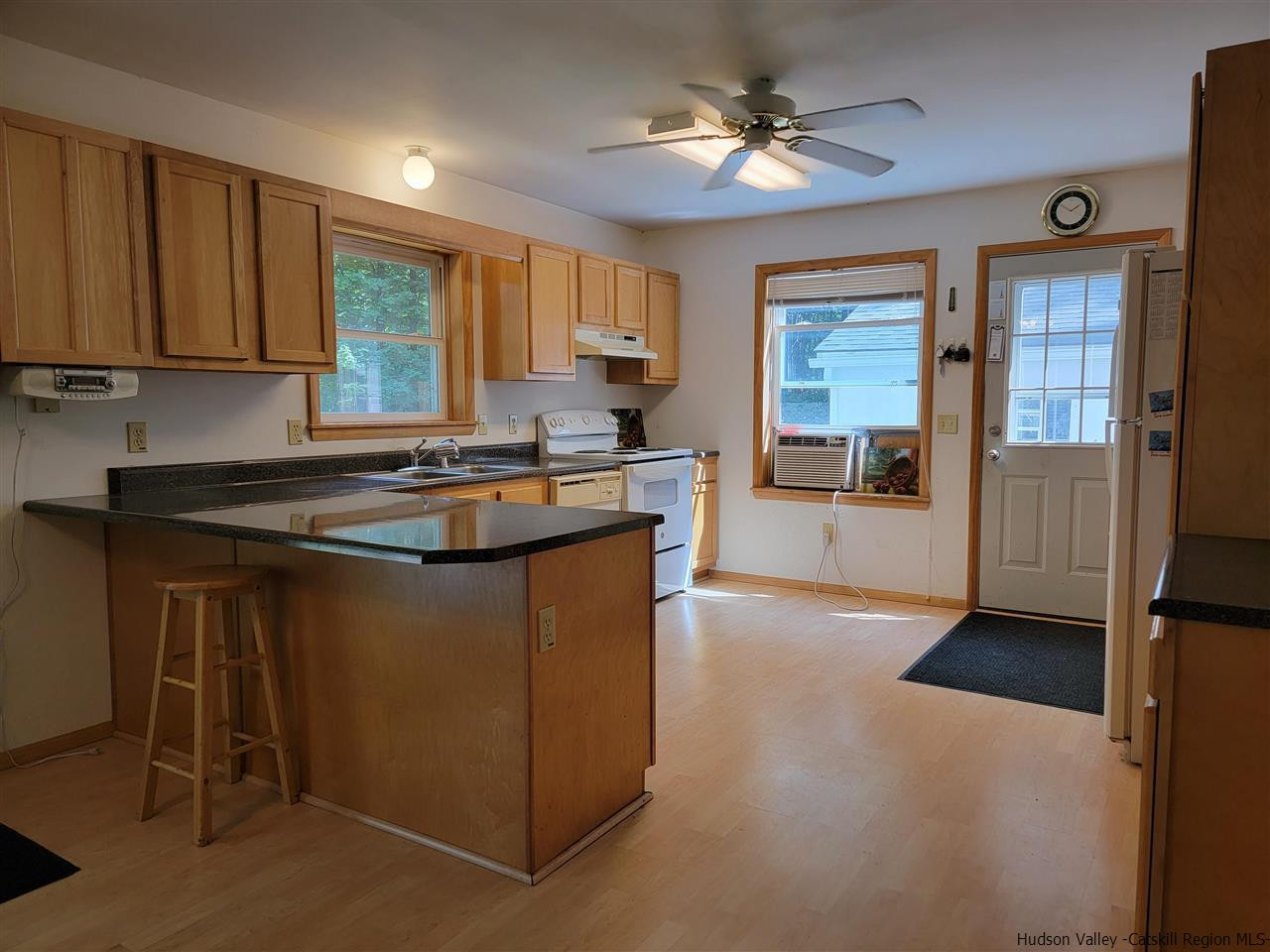 634 Vernal Butler Road Cairo, NY 12413 - Photo 2 of 22 a kitchen with stainless steel appliances granite countertop a stove a sink and a refrigerator