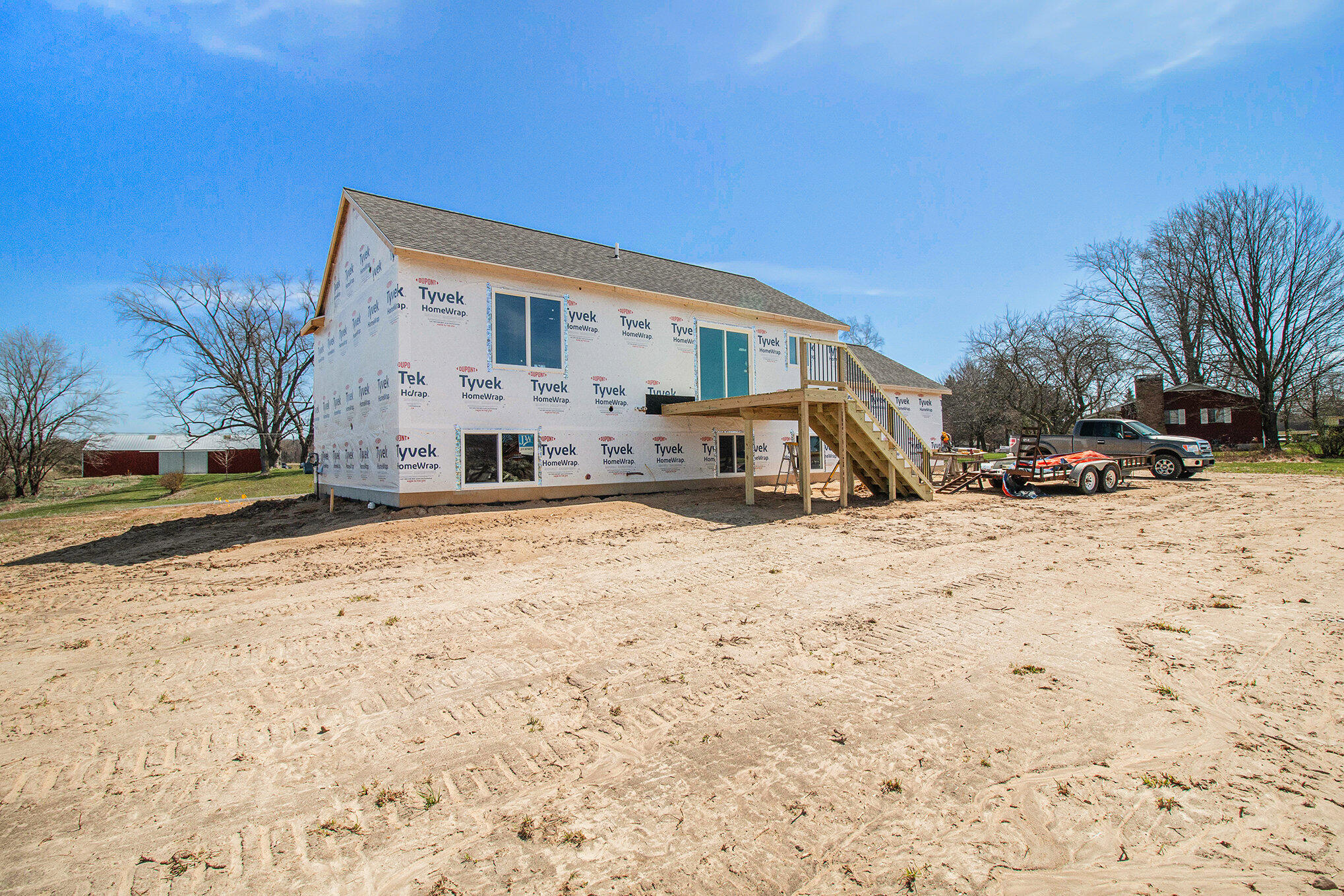 5583 Whites Bridge Road Belding, MI 48809 - Photo 33 of 38 Back of Home