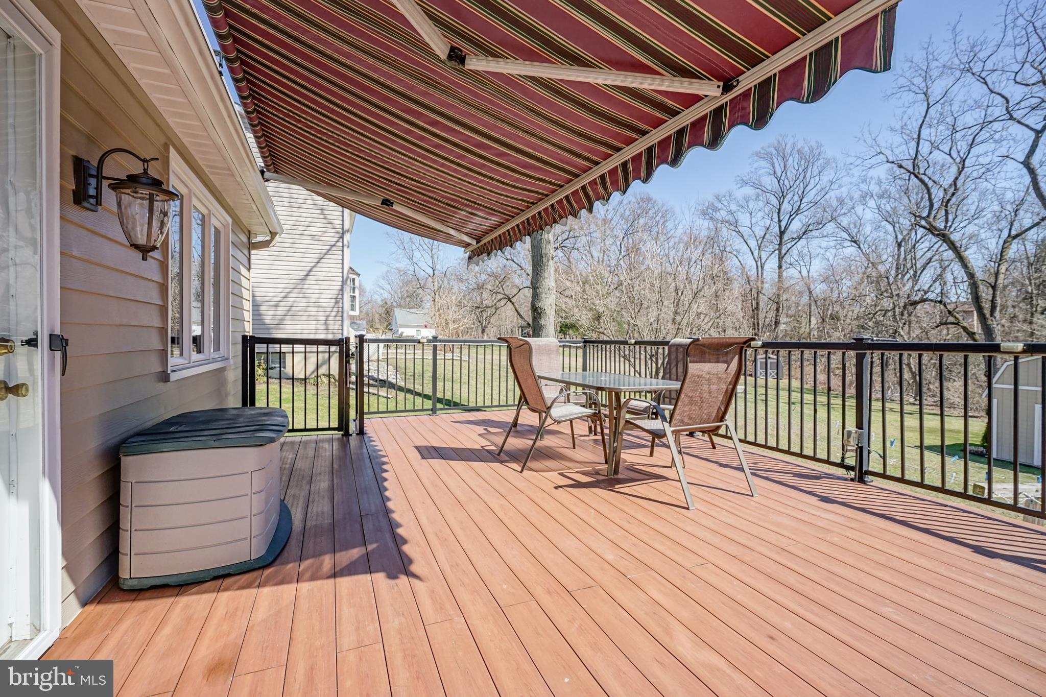 808 East Evesham Road Glendora, NJ 08029 - Photo 34 of 37 Deck w/Electric Awning