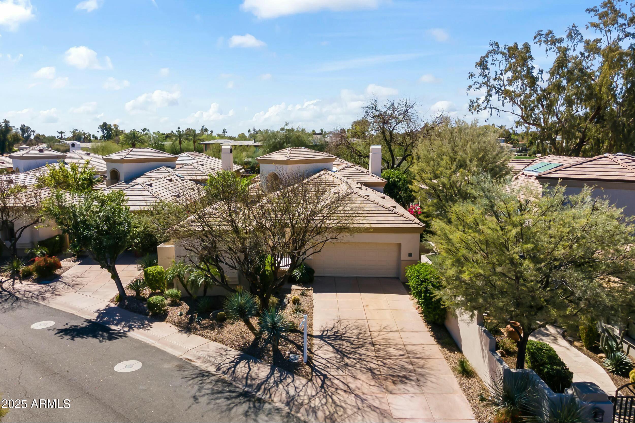 7705 East Doubletree Ranch Road, Unit 21 Scottsdale, AZ 85258 - Photo 44 of 45 a view of a garden
