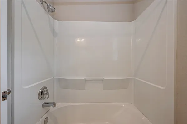a close up of a bathtub