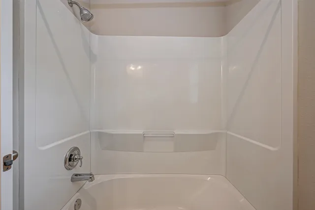 a close up of a bathtub