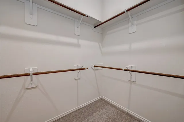 a view of walk in closet