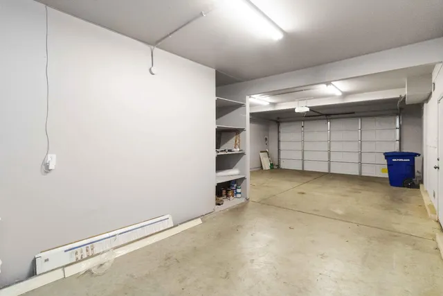 a view of a back yard with a patio