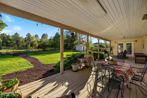 a building outdoor space with patio furniture