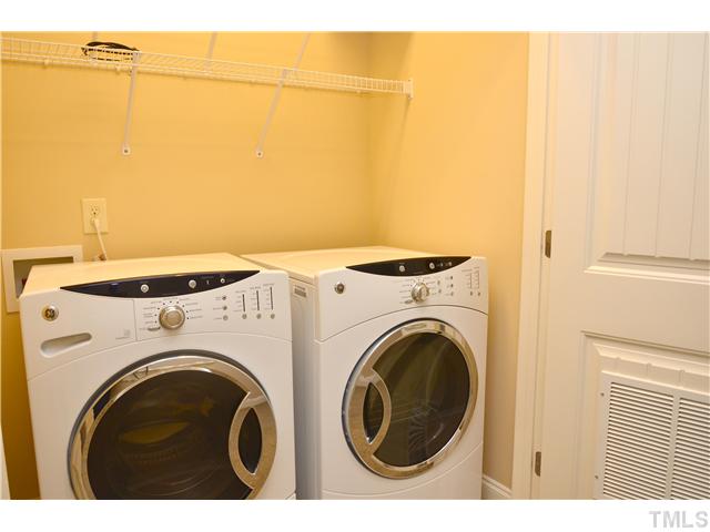 3517 Stonebend Loop Cary, NC 27518 - Photo 17 of 21 a utility room with dryer and washer