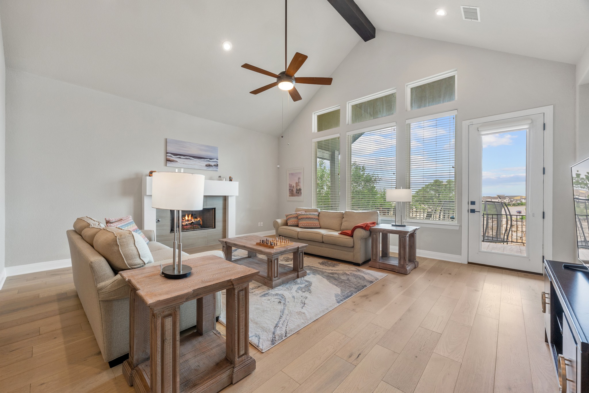 510 Elworth Path Austin, TX 78738 - Photo 7 of 40 a living room with furniture and a large window