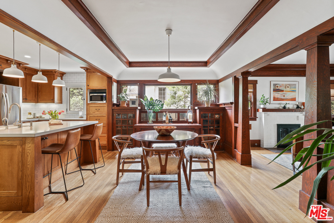 981 Worcester Avenue Pasadena, CA 91104 - Photo 9 of 24 a view of a dining room with furniture window and outside view