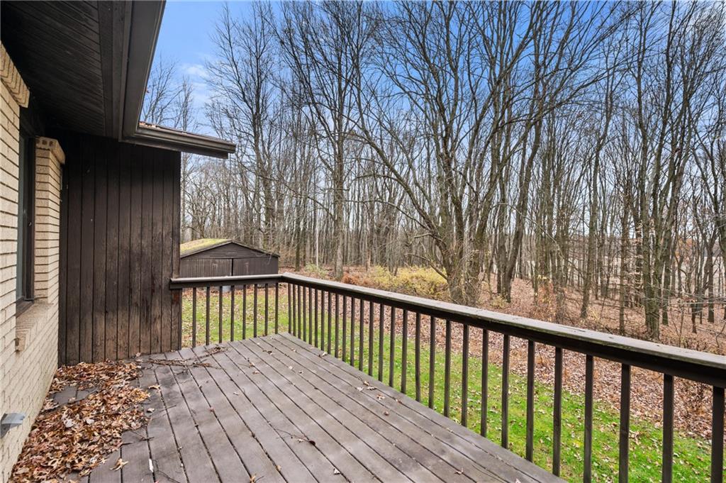 111 Morrow Road Beaver Falls, PA 15010 - Photo 26 of 50 a view of a balcony with wooden floor