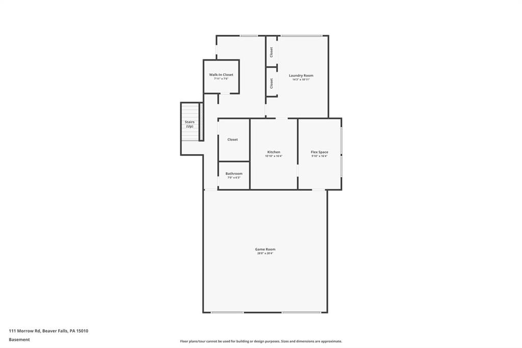 111 Morrow Road Beaver Falls, PA 15010 - Photo 33 of 50 a picture of floor plan