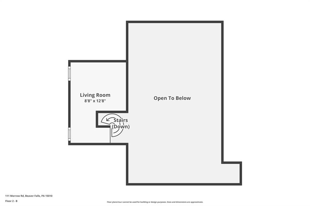 111 Morrow Road Beaver Falls, PA 15010 - Photo 8 of 50 a picture of a room with a floor plan