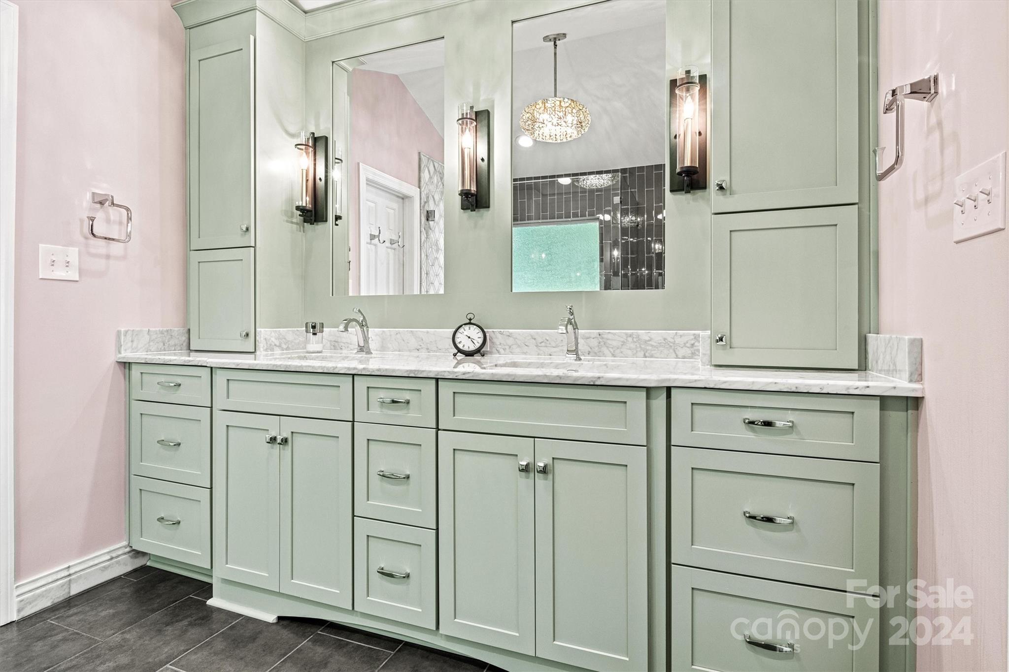 21329 Summerbrook Drive Cornelius, NC 28031 - Photo 27 of 46 a bathroom with a sink vanity and mirror
