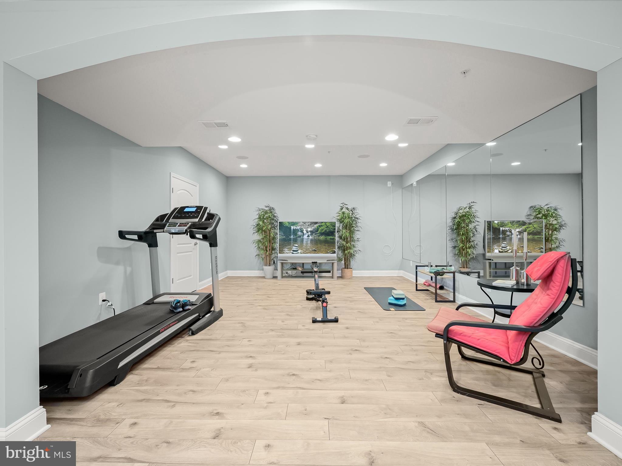 13030 Highgrove Road Highland, MD 20777 - Photo 91 of 127 Exercise Room & Mirrored Wall
