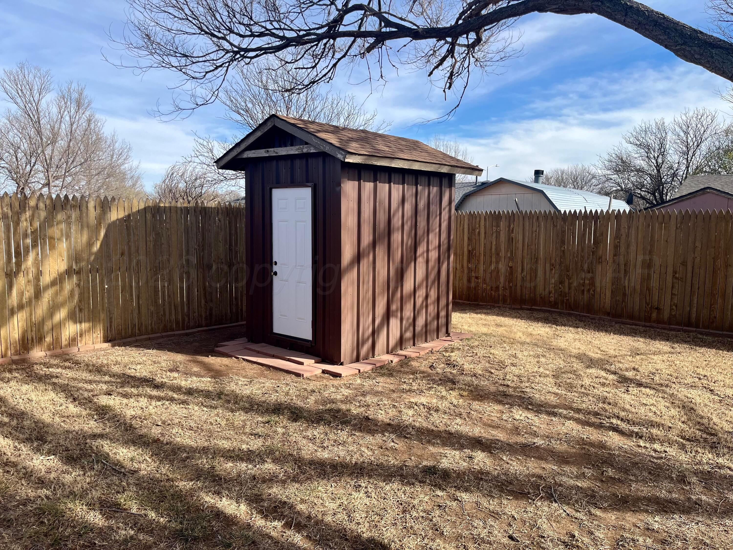 56 Hunsley Road Canyon, TX 79015 - Photo 12 of 12 Storage Shed