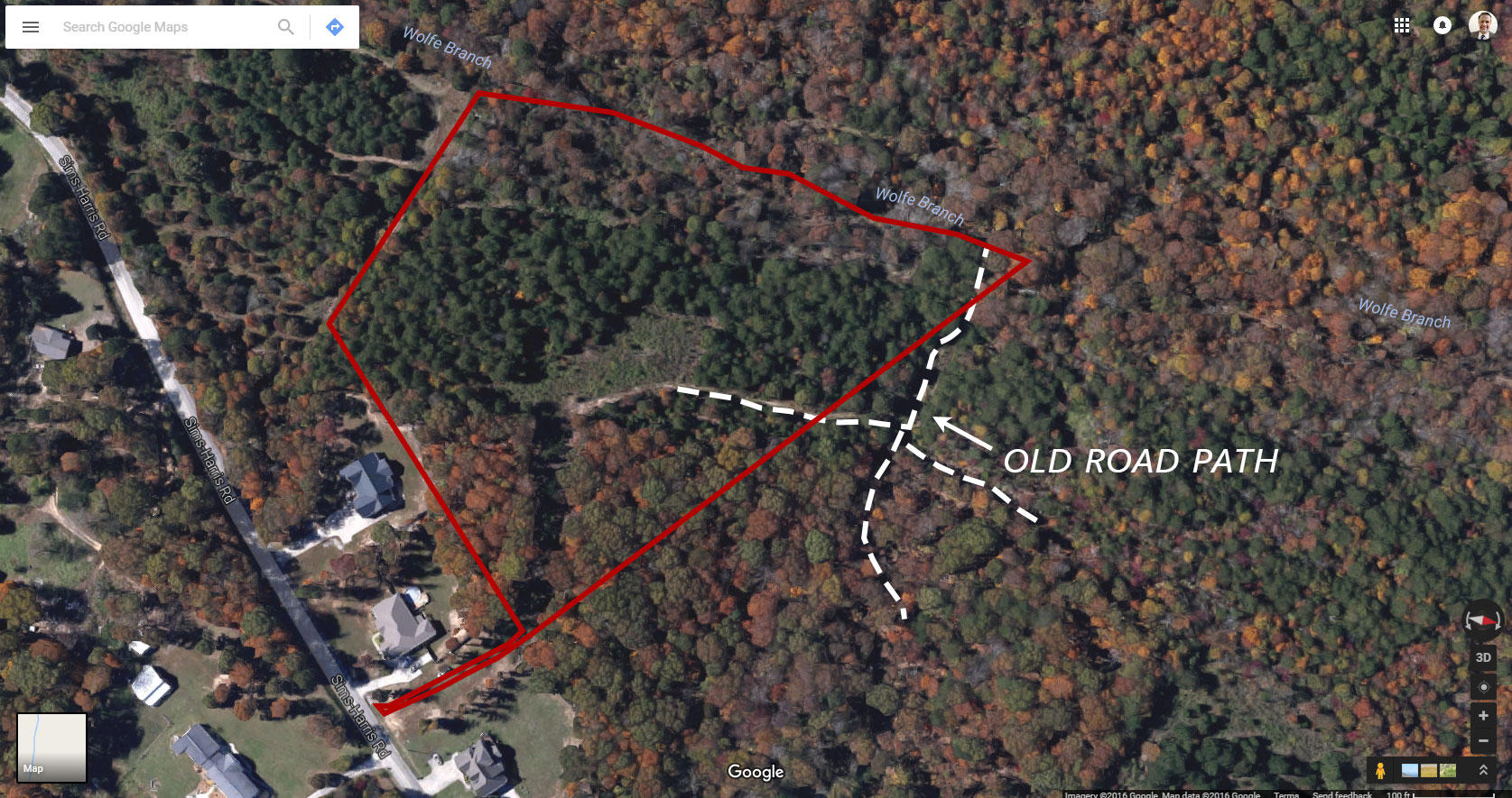 0 Sims-Harris Road, Unit LOT #6 Ooltewah, TN 37363 - Photo 5 of 7 Sims-Harris_aerial_3