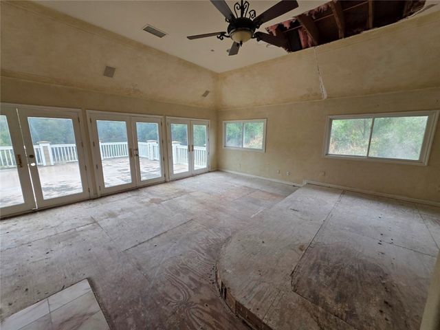 a view of a livingroom with a fireplace