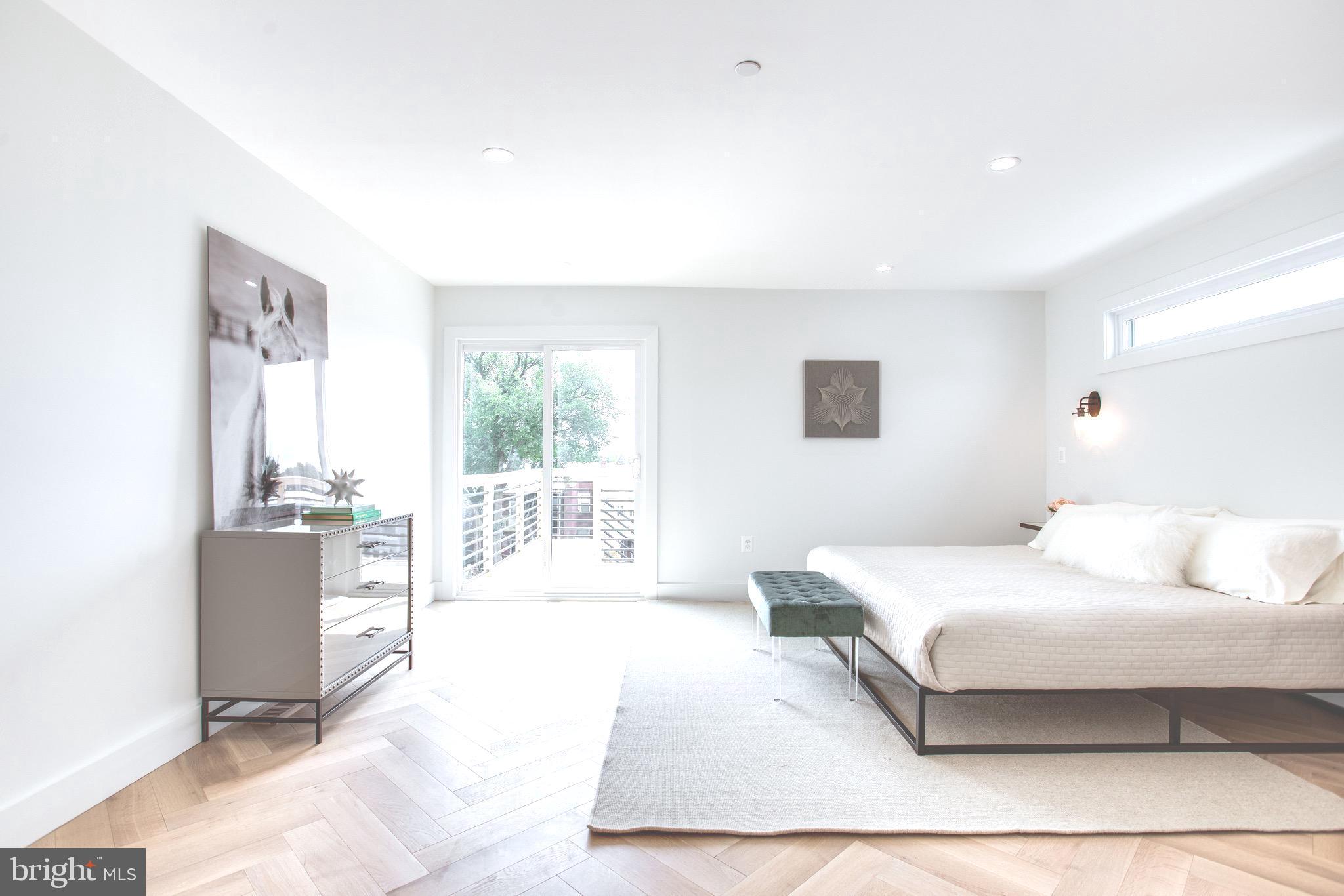 22 Bryant Street Northwest, Unit 3 Washington, DC 20001 - Photo 19 of 42 Master Bedroom leading to private terrace