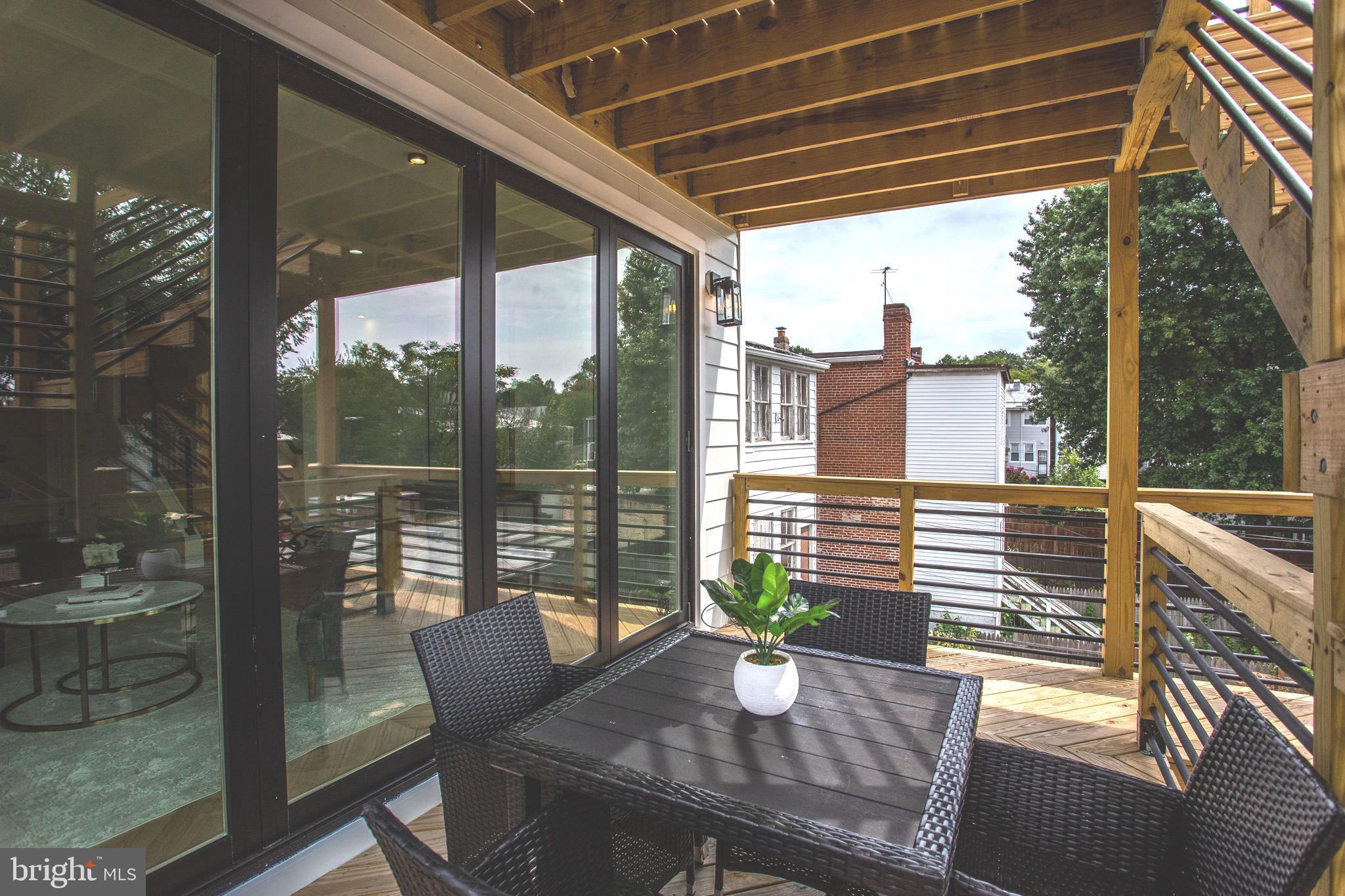 22 Bryant Street Northwest, Unit 3 Washington, DC 20001 - Photo 34 of 42 Deck off Living Room