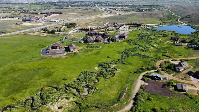 a view of a lake with outdoor space
