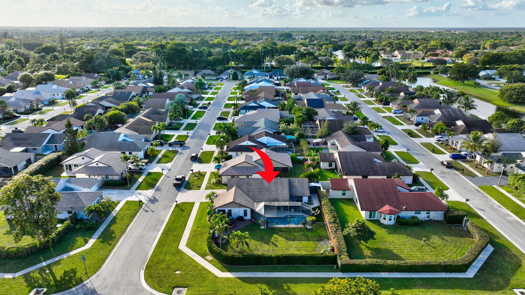 11457 Country Sound Court Boca Raton, FL 33428 - Photo 89 of 112 an aerial view of residential houses with outdoor space
