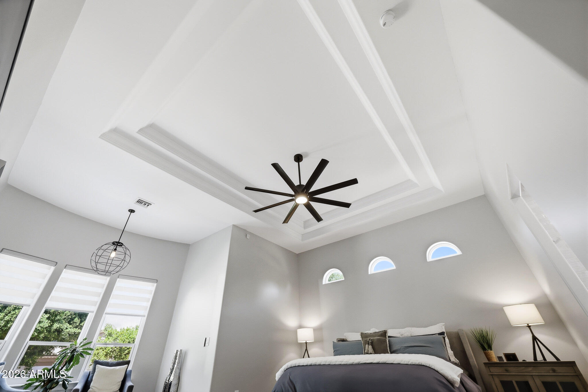 4040 East McLellan Road, Unit 16 Mesa, AZ 85205 - Photo 30 of 79 Primary Suite Coffere ceilings