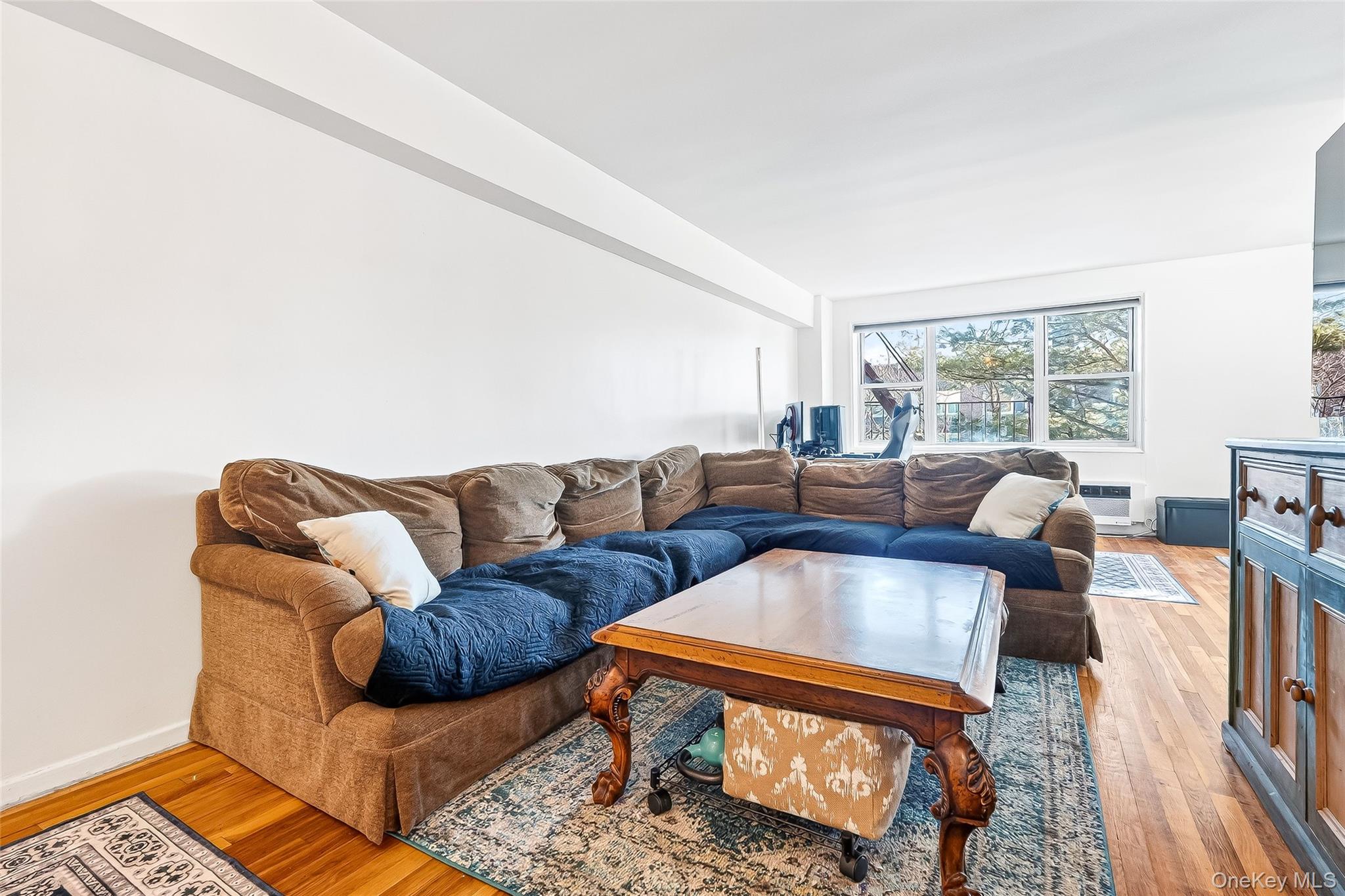609 Palmer Road, Unit 5L Yonkers, NY 10701 - Photo 11 of 33 a living room with furniture and a large window