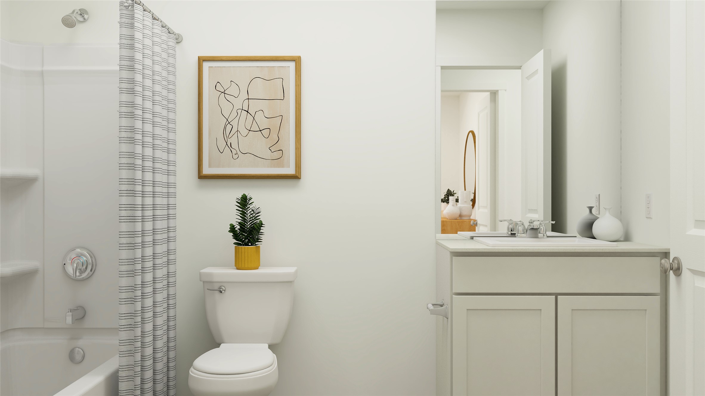 2318 Silvercloud Drive Lockhart, TX 78644 - Photo 11 of 26 a bathroom with a toilet sink and mirror